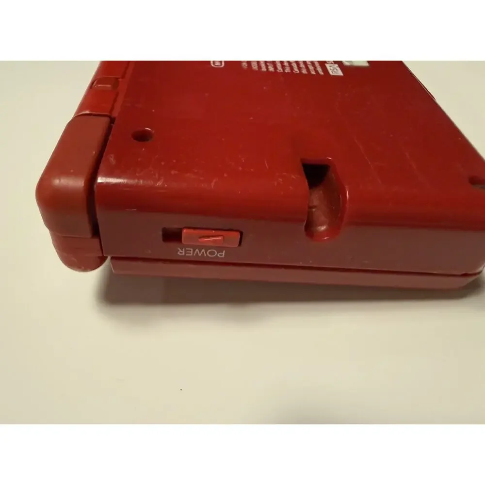 Nintendo DS Lite - red super mario bros - Handheld Console - Tested some wear